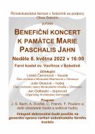 Benefiční koncert k památce Marie Paschalis Jahn 1